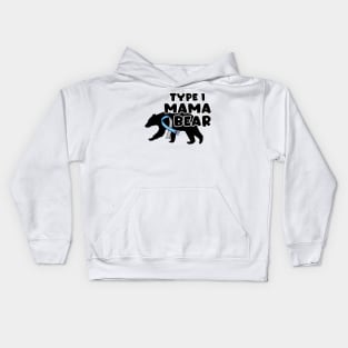 Type 1 Mama Bear Kids Hoodie